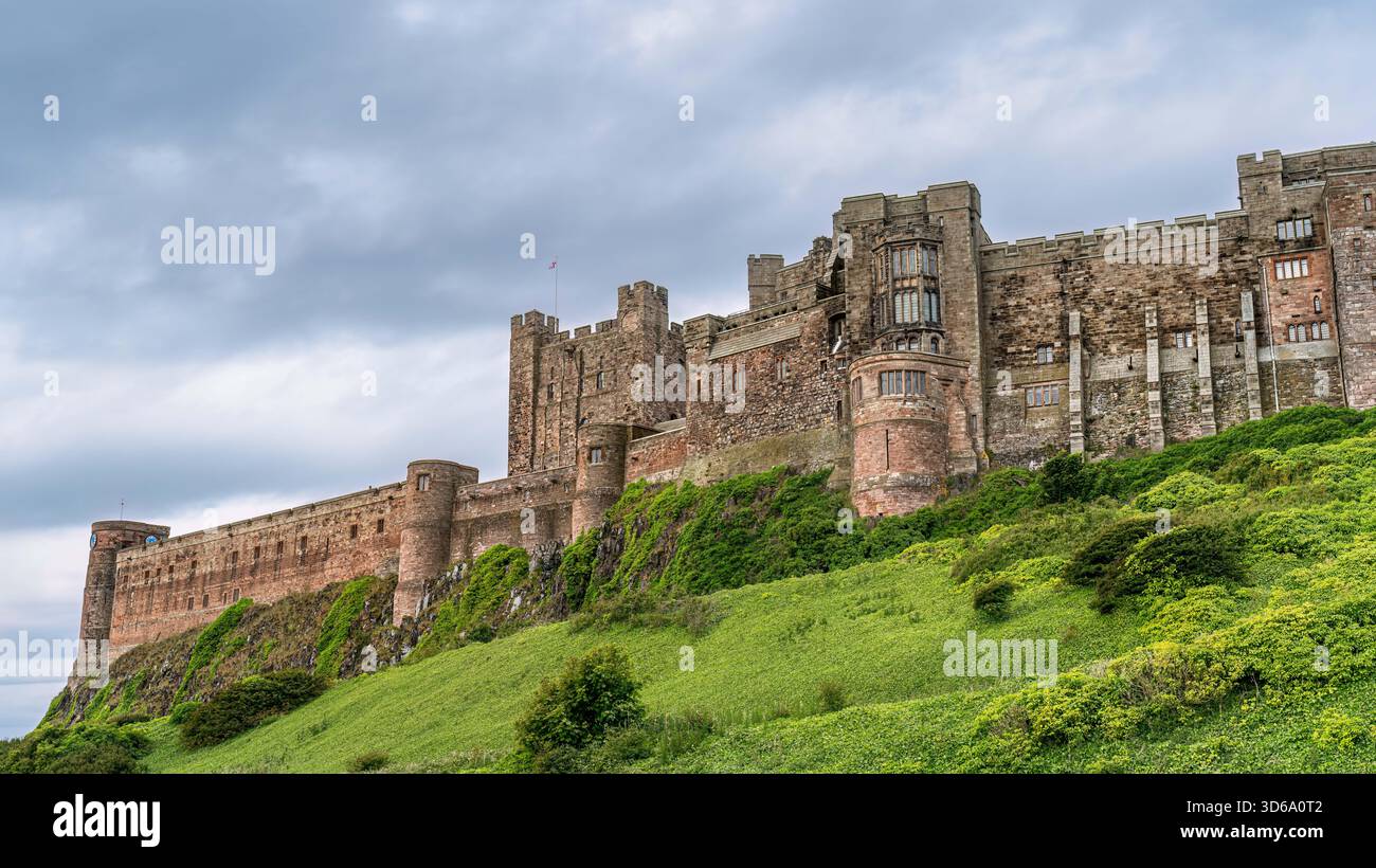 Castello di Bamburgh Foto Stock