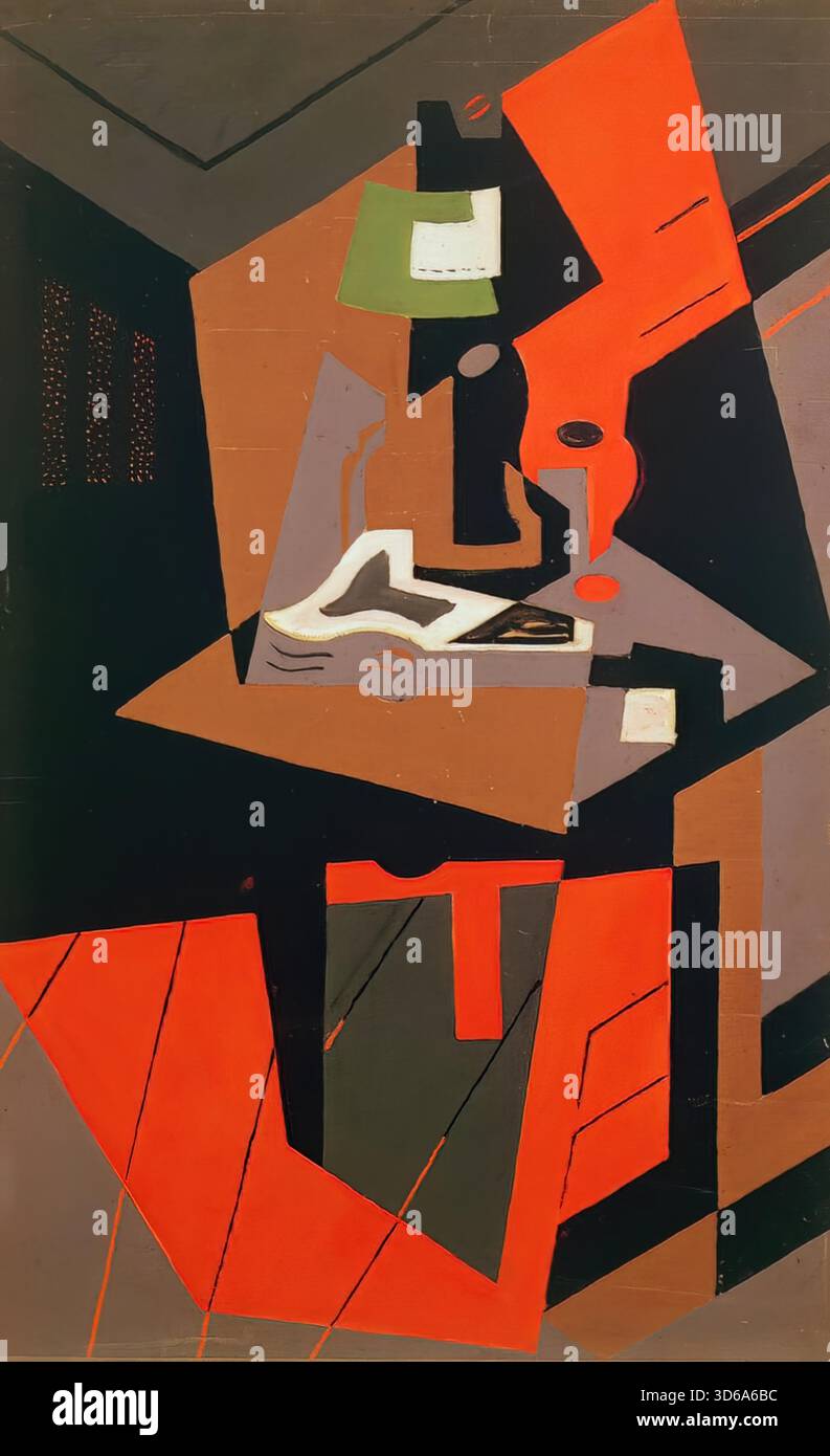 Composizione di Juan Gris Illustrazione Vettoriale