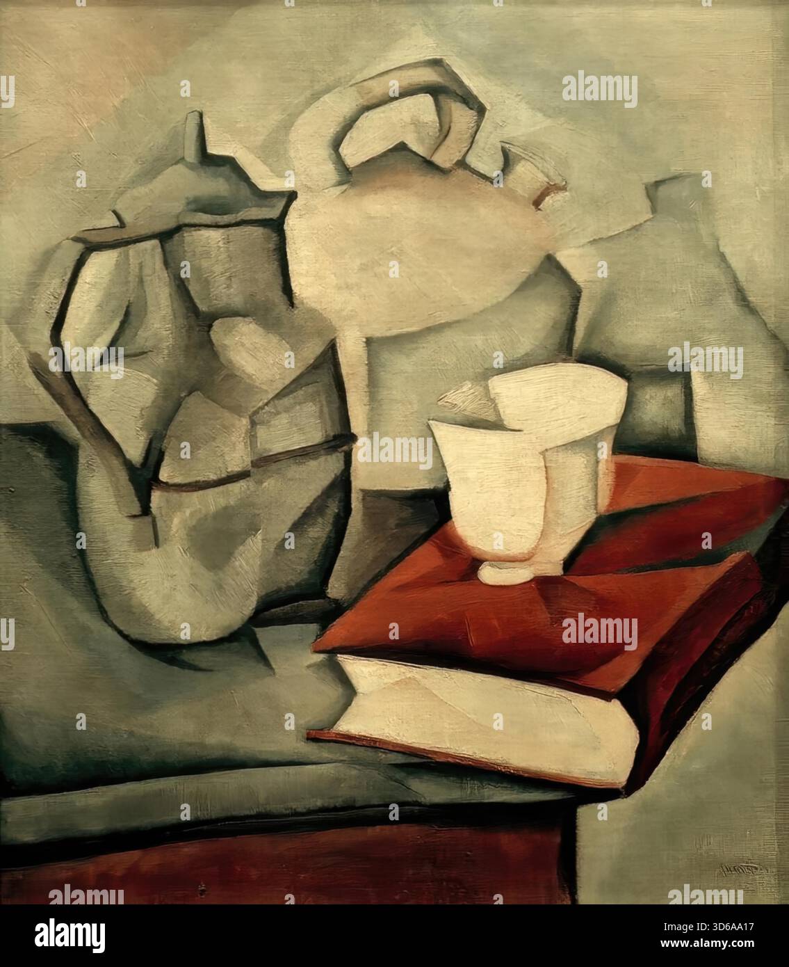 Il libro, 1911 di Juan Gris Illustrazione Vettoriale