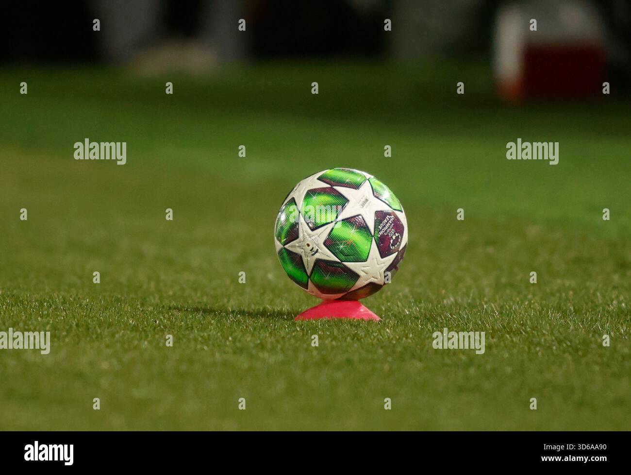 Biella, Italia. 19 novembre 2025. Partita ufficiale durante la partita di calcio della UEFA Women's Champions League 2025-26 tra Juventus Women e OL Lyonnes il 19 novembre 2025 allo stadio "Pozzo-la Marmora" di biella. Crediti: Nderim Kaceli/Alamy Live News Foto Stock