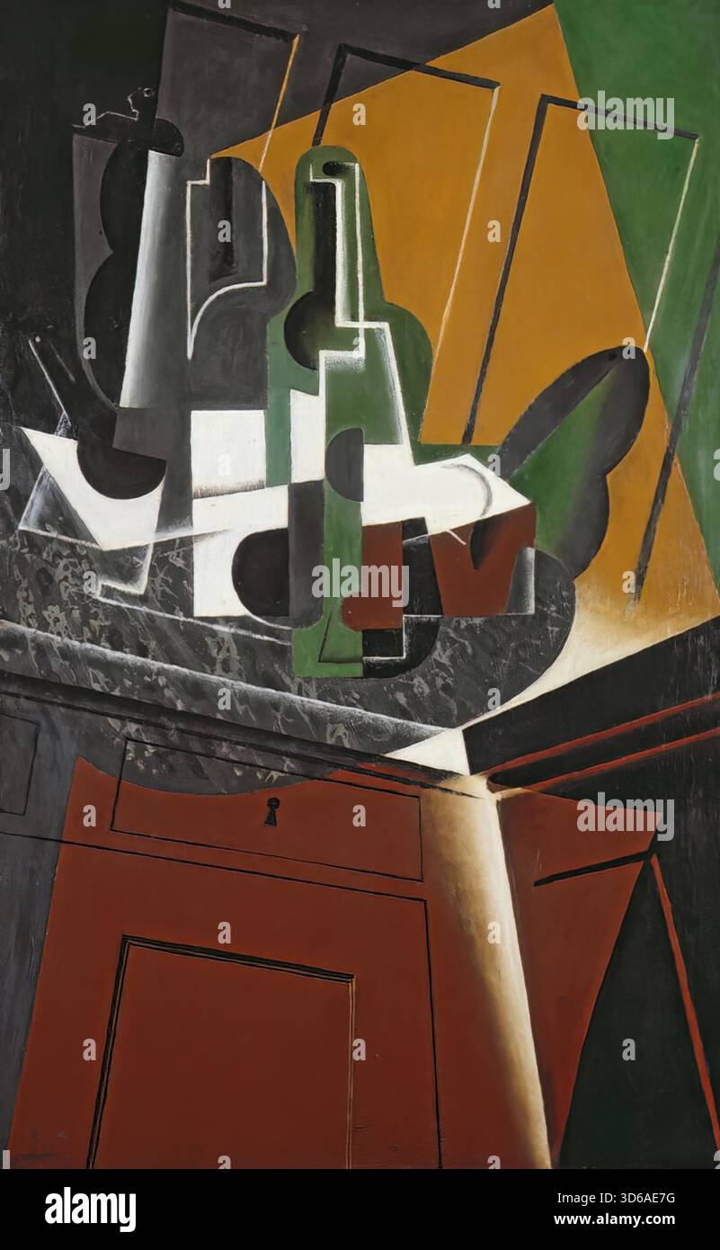 Juan Gris - la sponda laterale (1917) Illustrazione Vettoriale