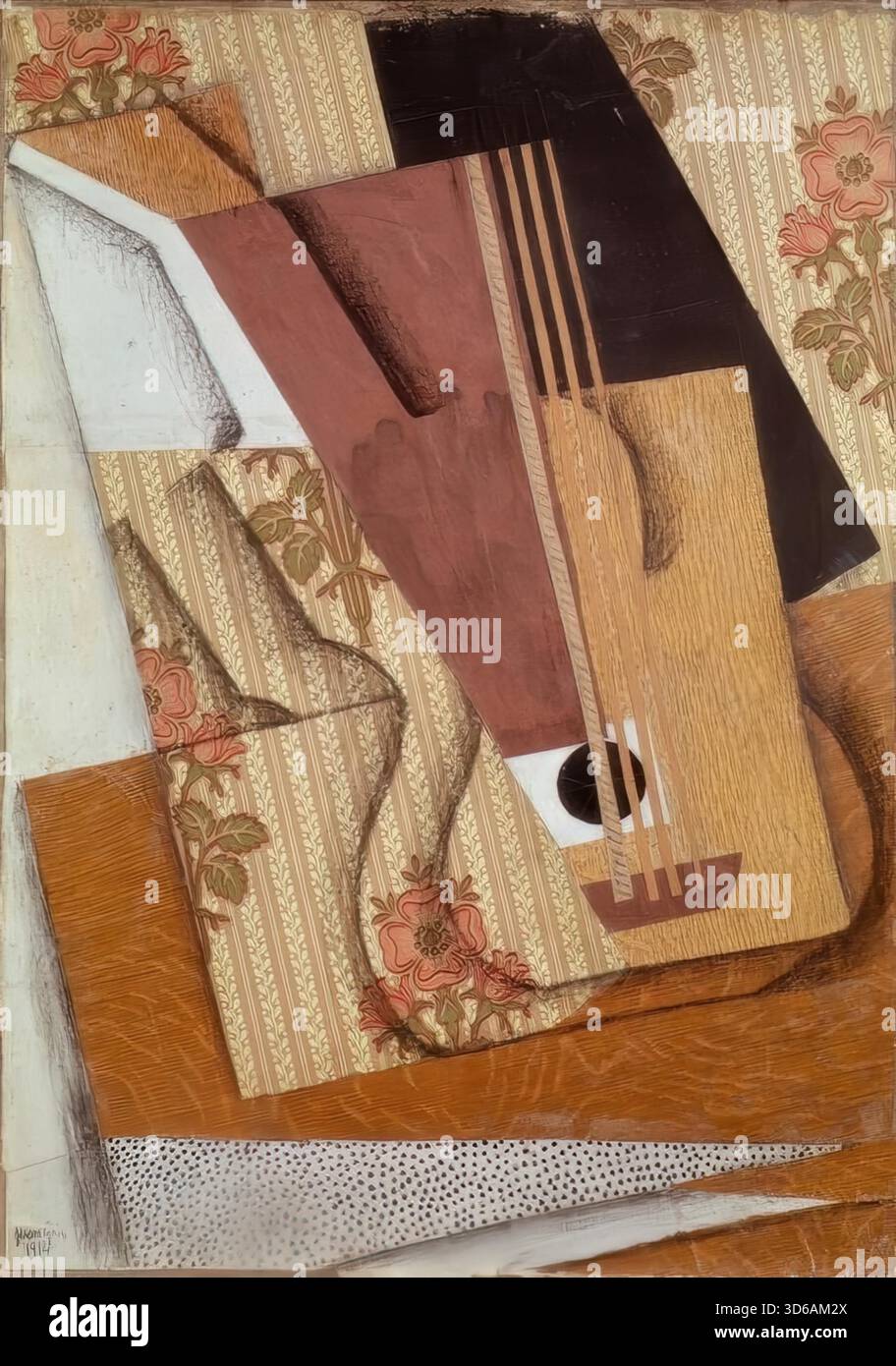 Juan Gris - la guitare (1914) Illustrazione Vettoriale