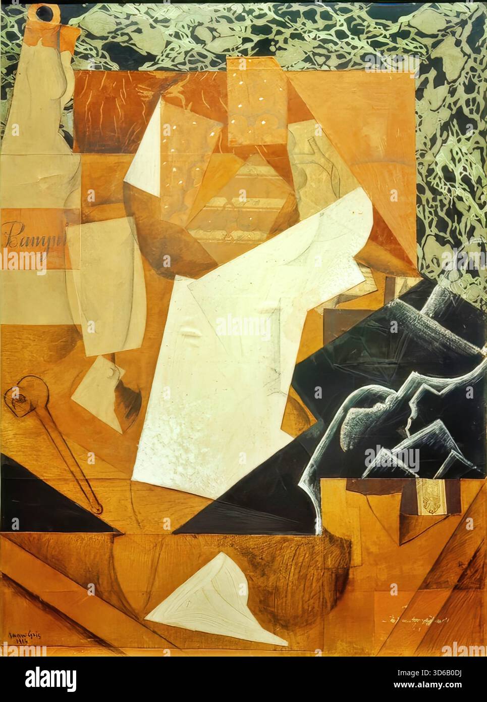 Juan Gris - Stillleben mit Trauben Illustrazione Vettoriale
