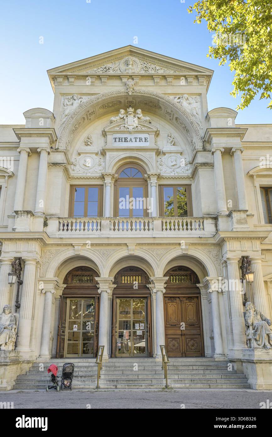 Opera Grand, Teatro al PL. De l'Horloge, Avignone, Francia Foto Stock