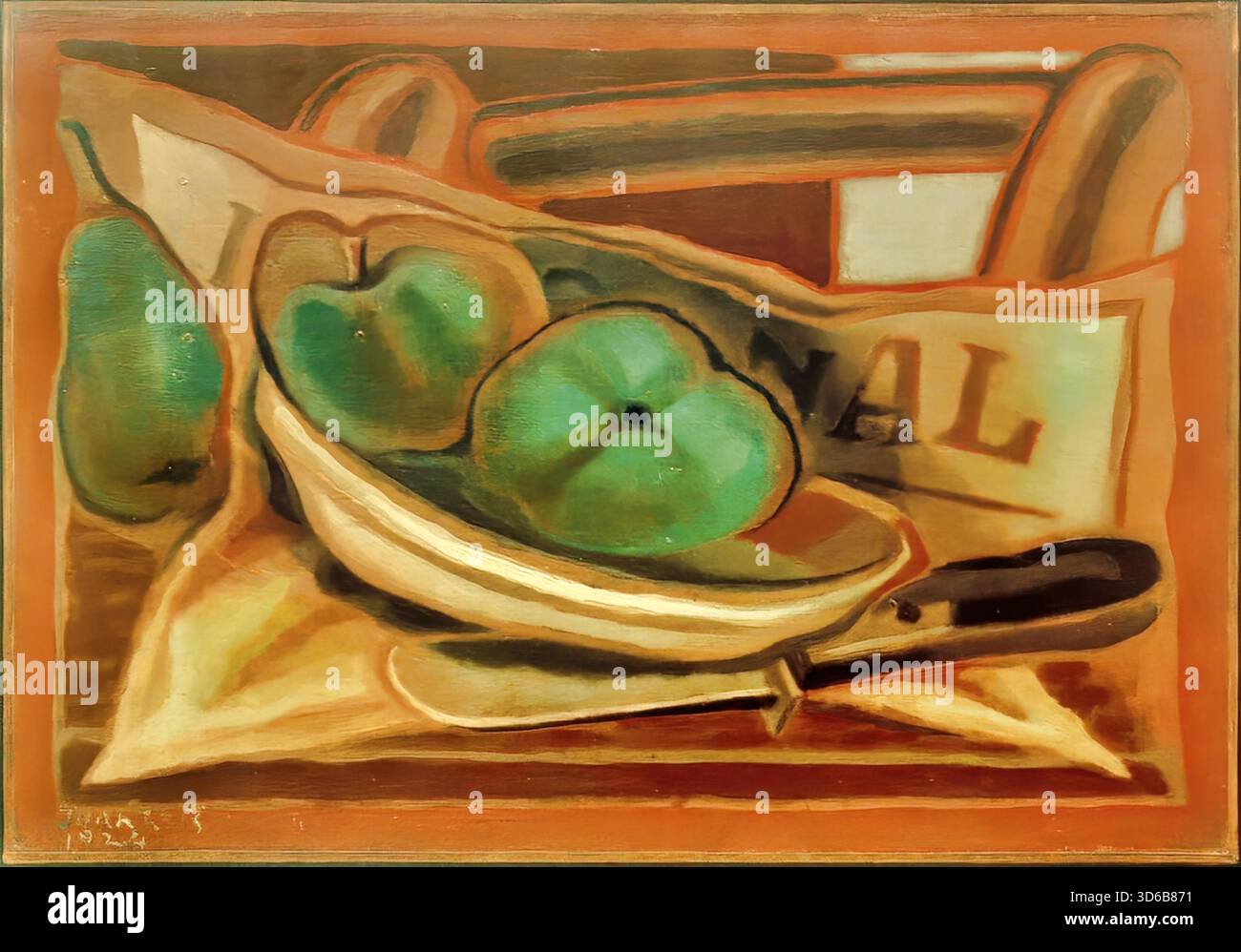 Juan Gris - Les Pommes Illustrazione Vettoriale
