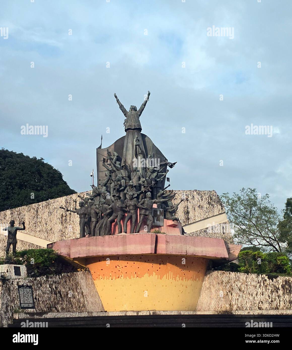 Il People Power Monument a Quezon City, Metro Manila, Filippine. Foto Stock