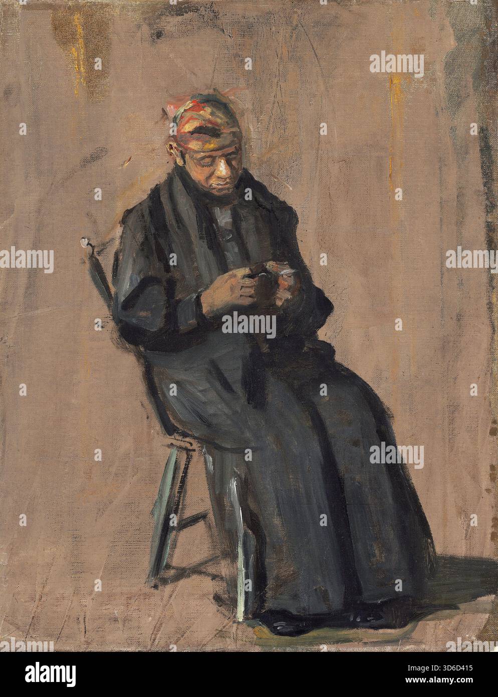 « Il chaperone (c. 1908). Thomas Eakins (americano, 1844-1916)» Foto Stock