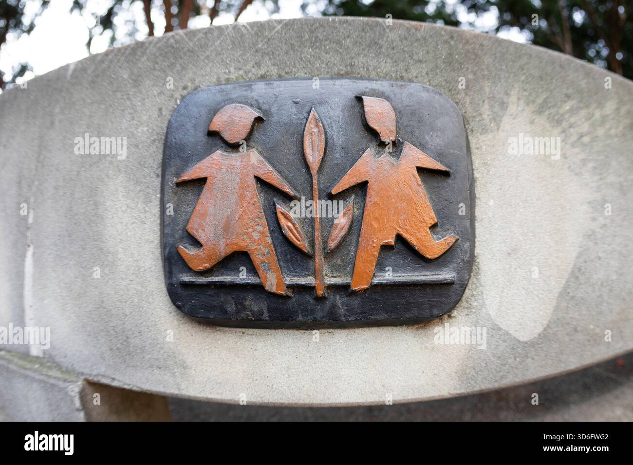 Hermann-Gmeiner-Park, Gründer von SOS Kinderdorf, Parco a Wien, Österreich // Hermann Gmeiner Park, fondatore del SOS Children's Village, parco a Vienna, Austria - 20251118 PD18486 credito: APA-PictureDesk/Alamy Live News Foto Stock
