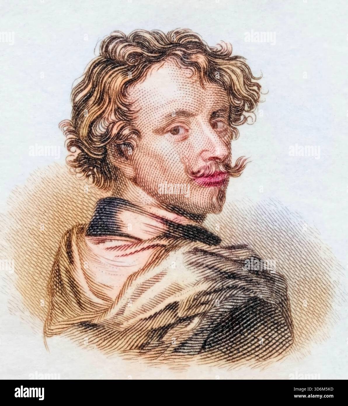 DATA DI REGISTRAZIONE NON DICHIARATA Sir Anthonis van Dyck, flämisch Antoon van Dyck, Anton van Dijck und Anthony van Dyck, geb. 22. März 1599 ad Anversa, gest. 9) Dezember 1641 a Londra, War ein flämischer Maler und Grafiker des Barock. Er War einer der bedeutendsten und einflussreichsten Porträtmaler der Kunstgeschichte Foto Stock