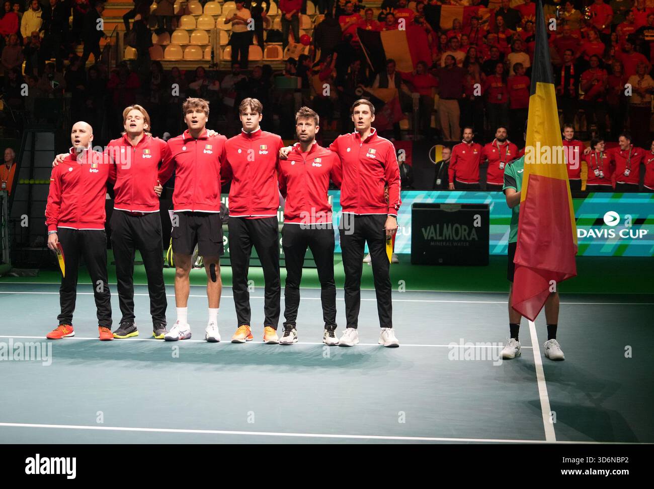 Bologna, Bretagne, Italia. 21 novembre 2025. Team Belgio durante la Coppa Davis 2025, Final 8, evento Tennis il 21 novembre 2025 a Bologna, Italia - foto Laurent Lairys (Credit Image: © Laurent Lairys/ZUMA Press Wire) SOLO PER USO EDITORIALE! Non per USO commerciale! Foto Stock