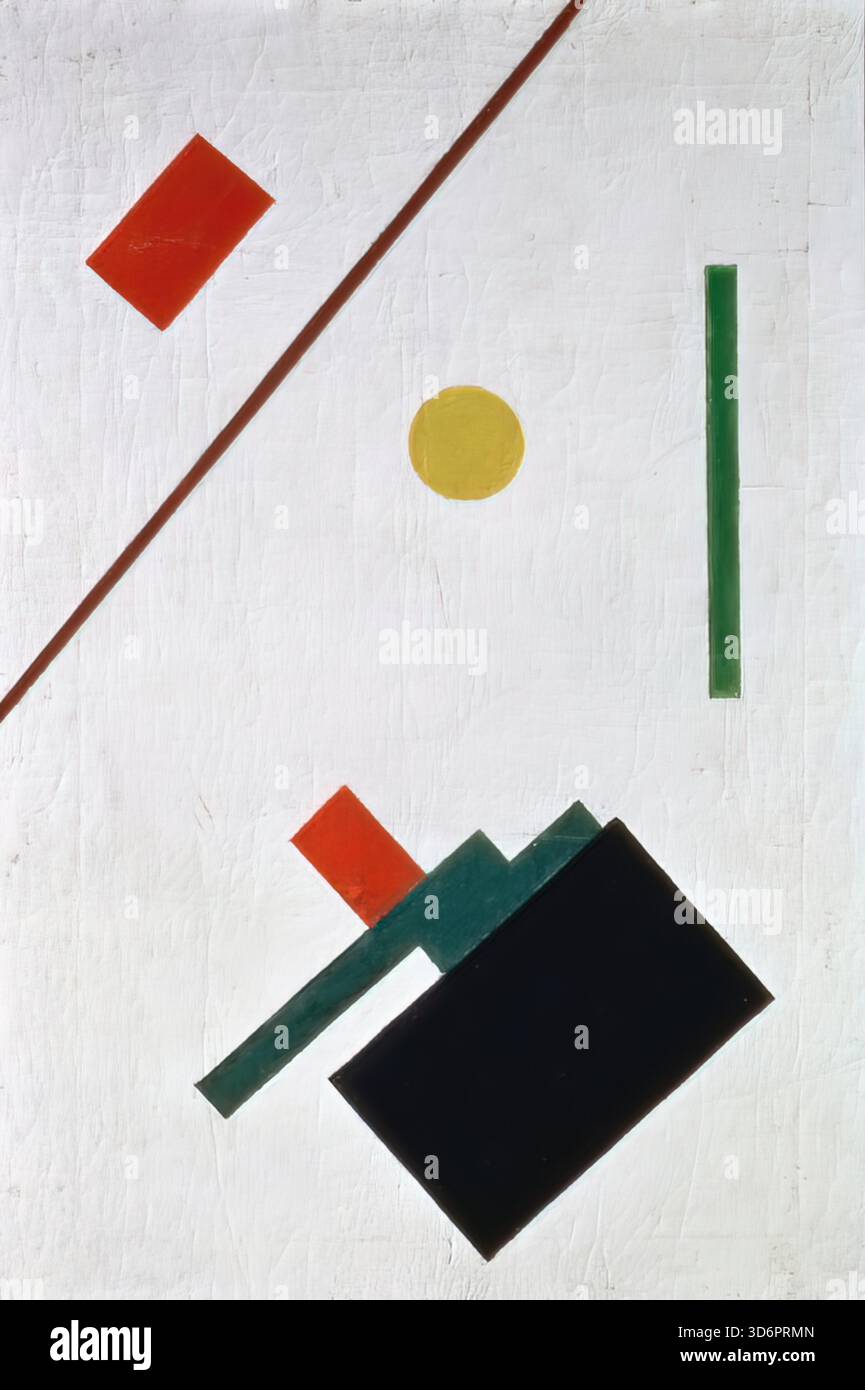Composizione Suprematista, 1915 di Kazimir Severinovich Malevich Illustrazione Vettoriale