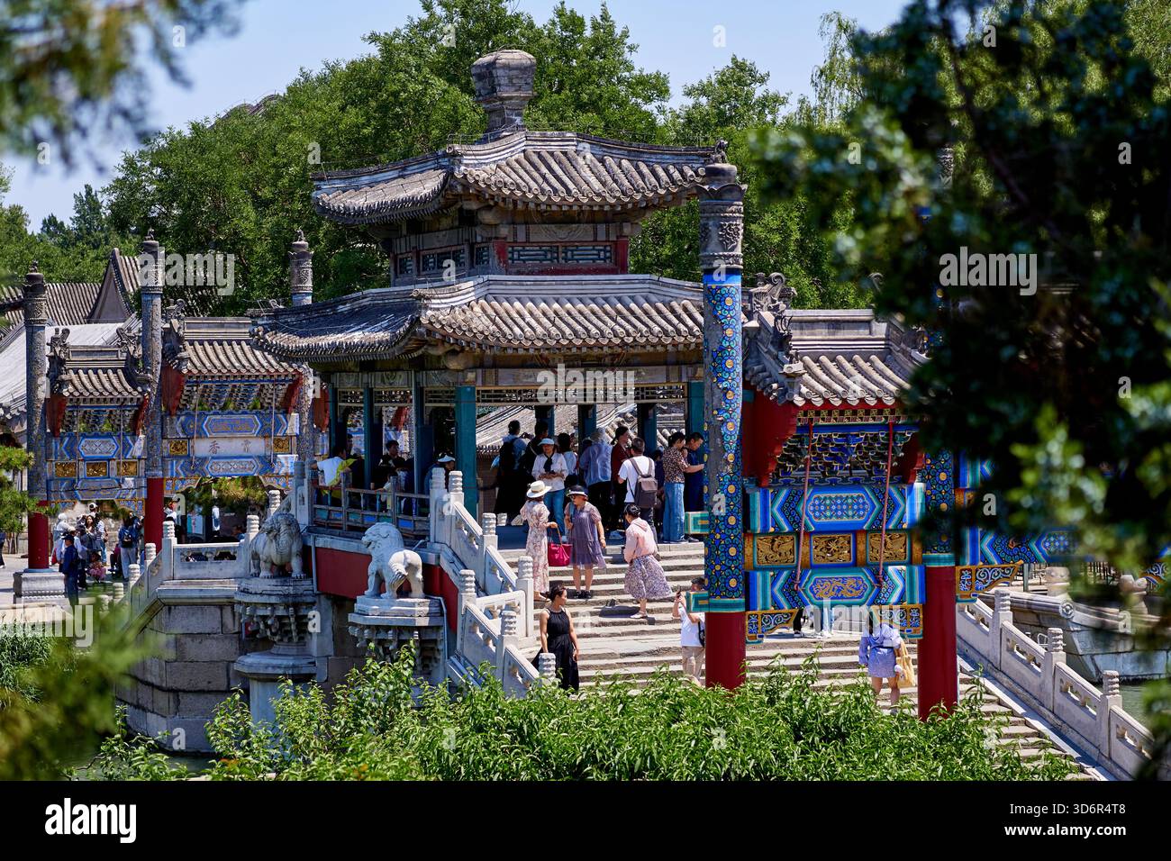 Palazzo d'estate a Pechino, Cina Foto Stock