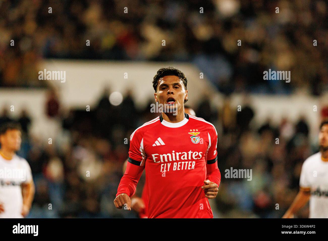 Richard Rios ha visto festeggiare dopo aver segnato un gol durante la partita TACA De Portugal tra squadre dell'Atletico CP e SL Benfica (Maciej Rogowski/Ball Raw i) Foto Stock