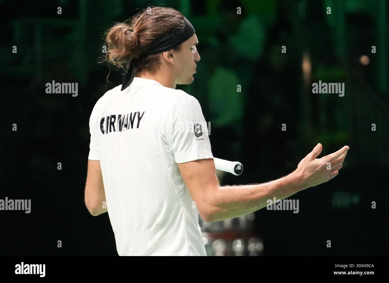Bologna, Bretagne, Italia. 22 novembre 2025. Alexander Zverev di Germania durante la Coppa Davis 2025, Final 8, evento Tennis il 22 novembre 2025 a Bologna, Italia - foto Laurent Lairys (Credit Image: © Laurent Lairys/ZUMA Press Wire) SOLO USO EDITORIALE! Non per USO commerciale! Foto Stock
