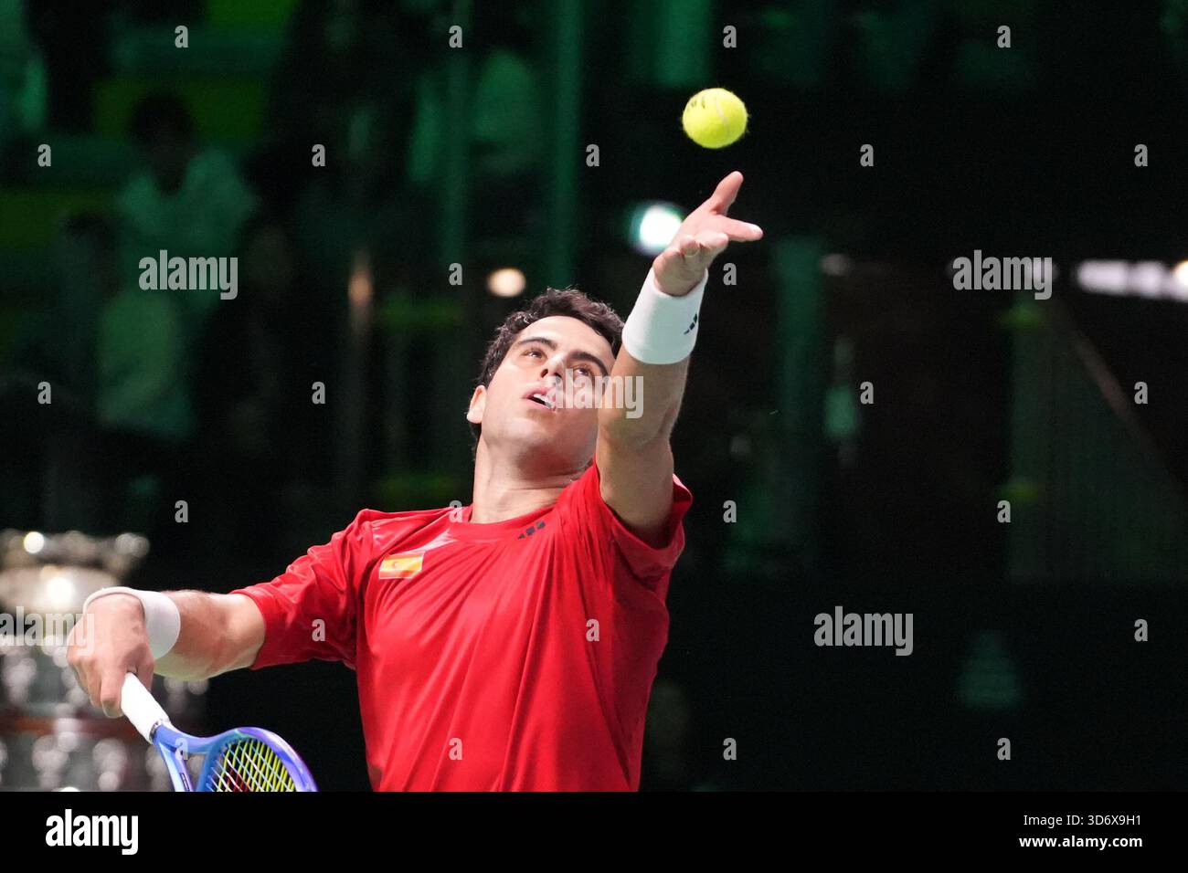 Bologna, Bretagne, Italia. 22 novembre 2025. Jaume Munar di Spagna durante la Coppa Davis 2025, Final 8, evento Tennis il 22 novembre 2025 a Bologna, Italia - foto Laurent Lairys (Credit Image: © Laurent Lairys/ZUMA Press Wire) SOLO USO EDITORIALE! Non per USO commerciale! Foto Stock