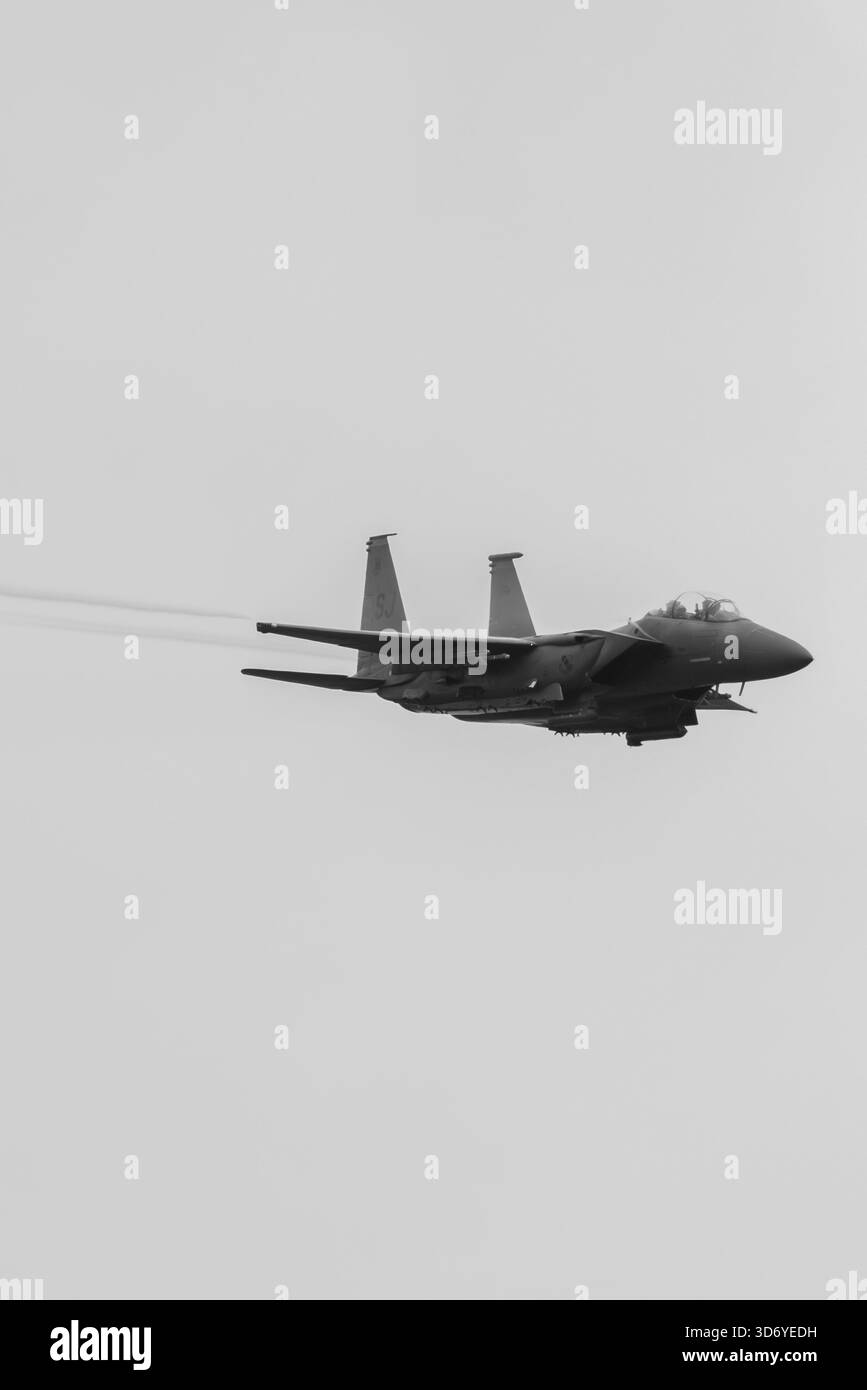 caccia jet ad una mostra aerea Foto Stock