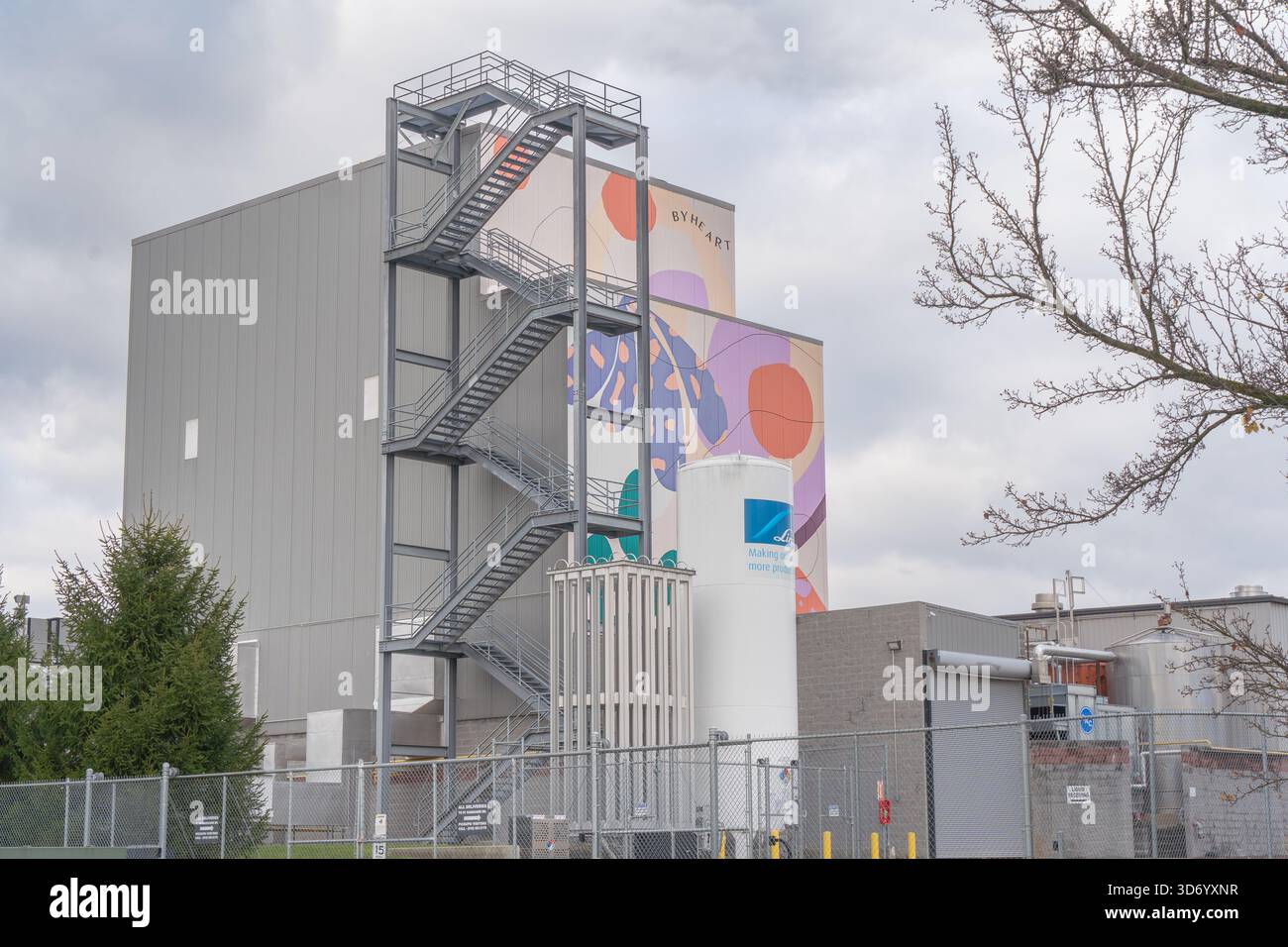 22 novembre 2025 - Berks County, Pennsylvania: Stabilimento di lavorazione ByHeart che produce latte in polvere per neonati a Reading, Pennsylvania Foto Stock