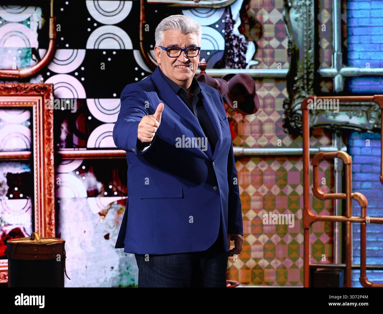 Roma, Italia. 22 novembre 2025. Roma, studi Rai ex caro, programma televisivo "Ciao maschio". Nella foto: Antonio Milo credito: Agenzia fotografica indipendente/Alamy Live News Foto Stock