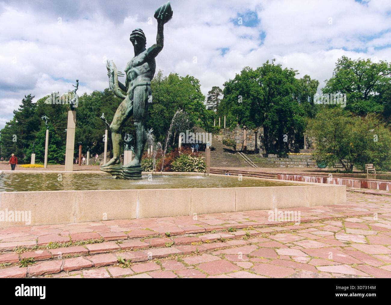 MILLESGÅRDEN a Stoccolma Lidingö un museo all'aperto situato nell'ex casa della scultura Carl Milles e sua moglie Olga Foto Stock