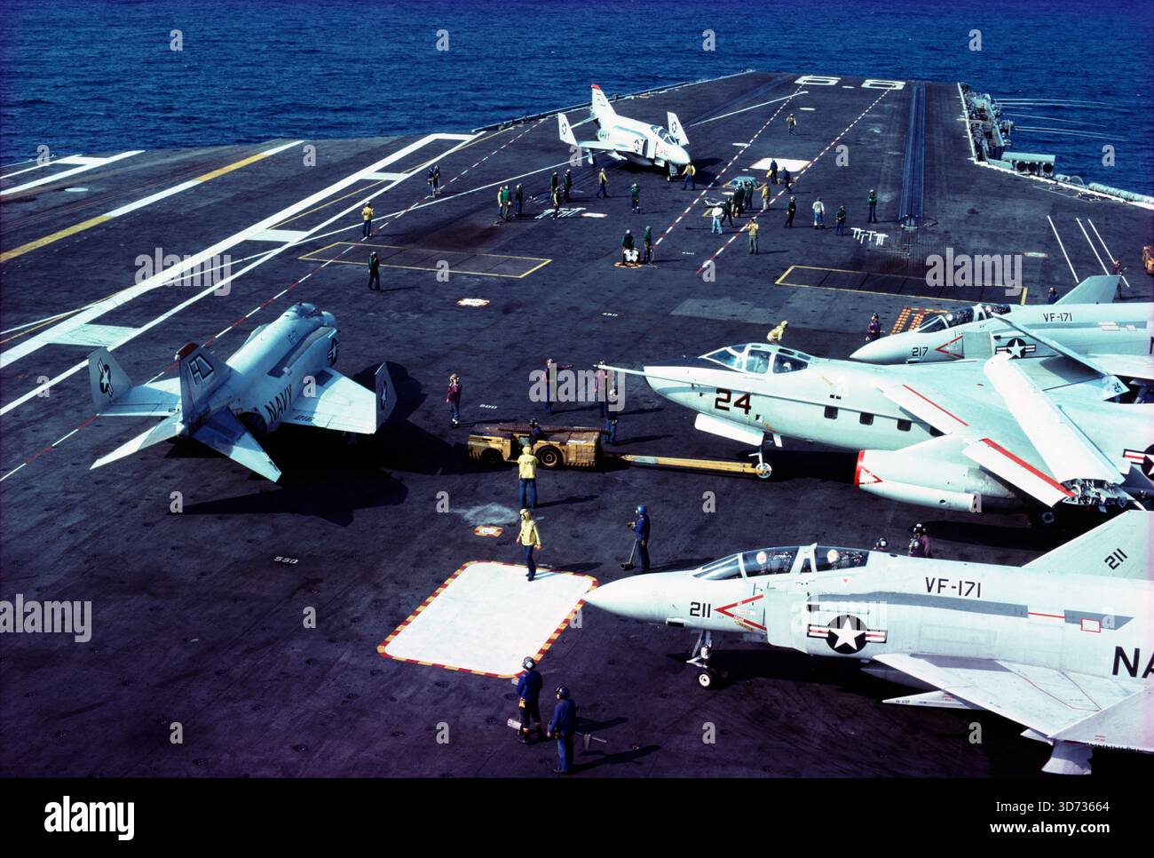 USS Nimitz Foto Stock