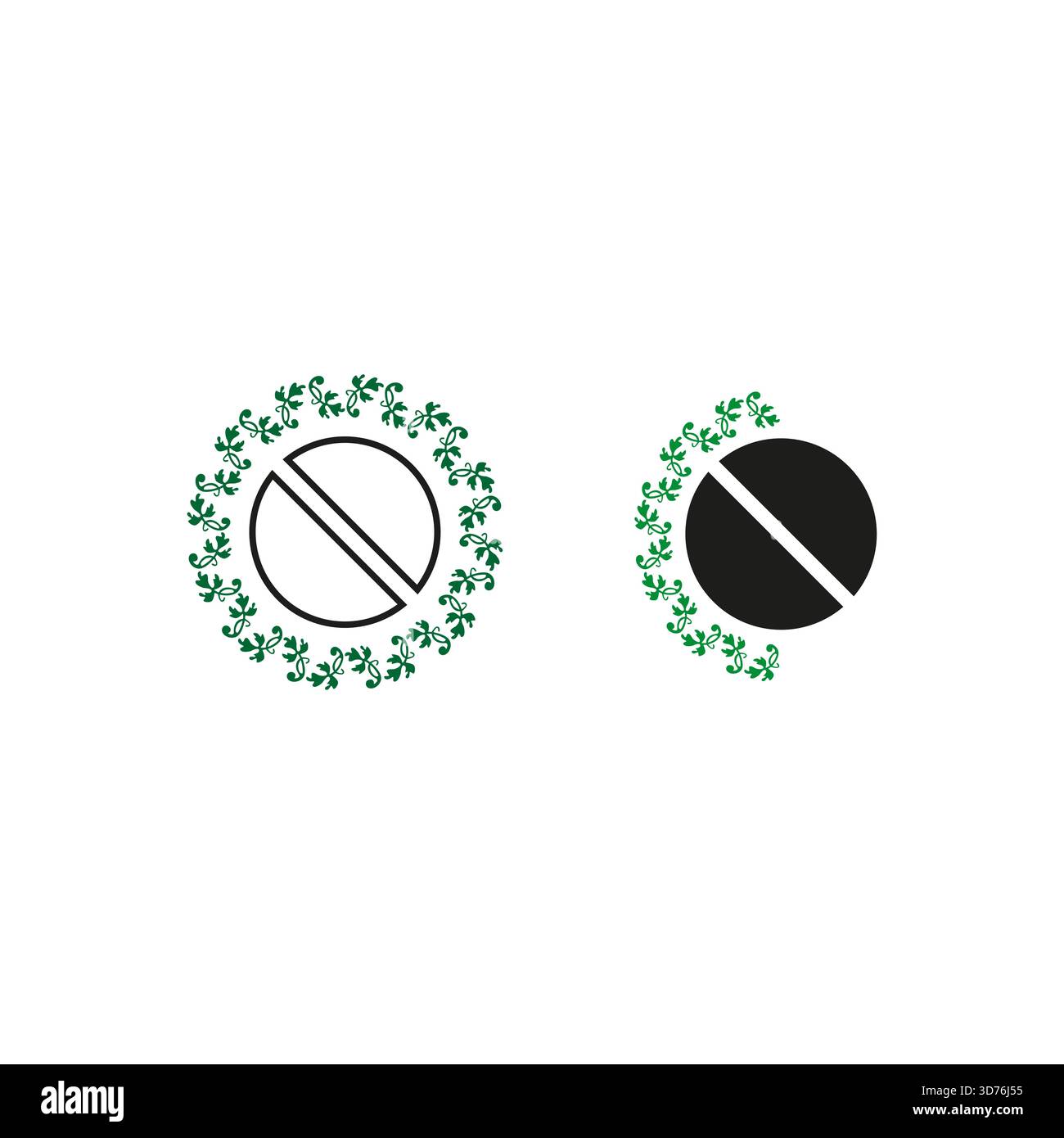 Icona tablet medicale. Simbolo pillola di salute. Capsule medicine Vector. Grafica farmaci farmaceutici. EPS 10. Illustrazione Vettoriale