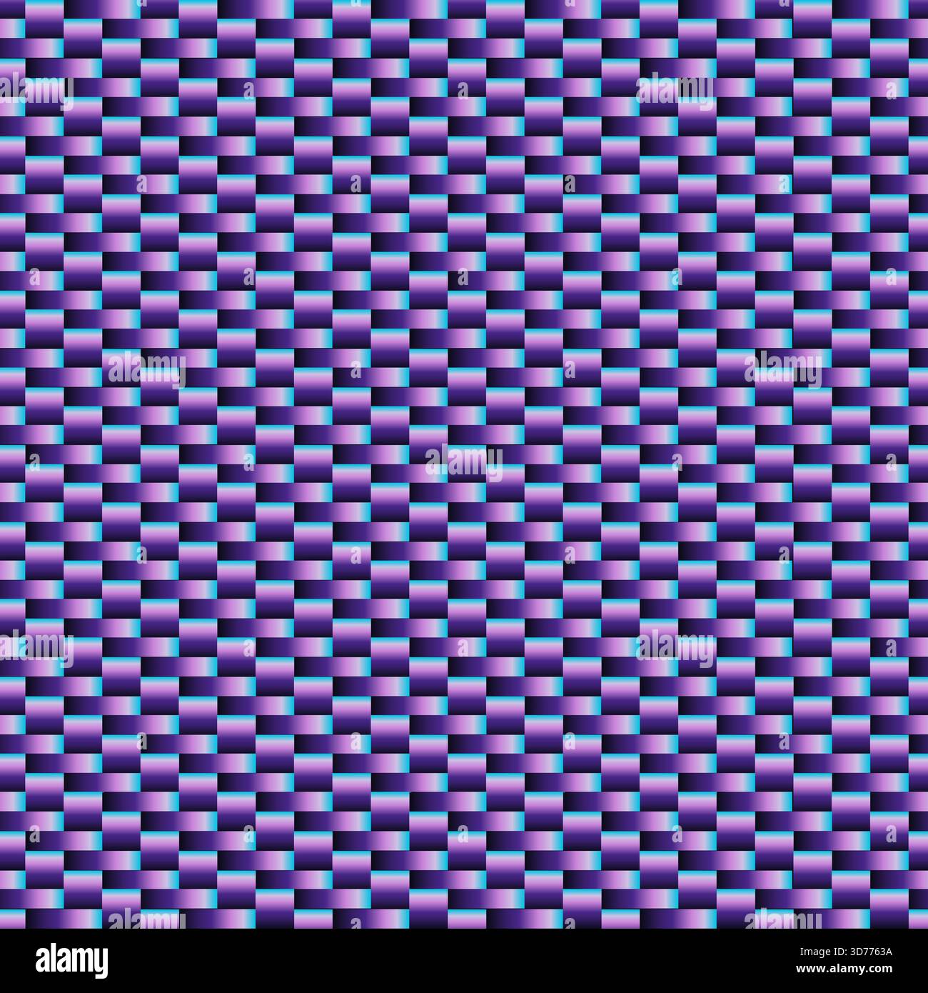 Trama geometrica a gradiente viola con sfondo senza cuciture. Fondo di superficie in polimero intrecciato. Illustrazione vettoriale del design grafico per Banner copertina Bac Illustrazione Vettoriale