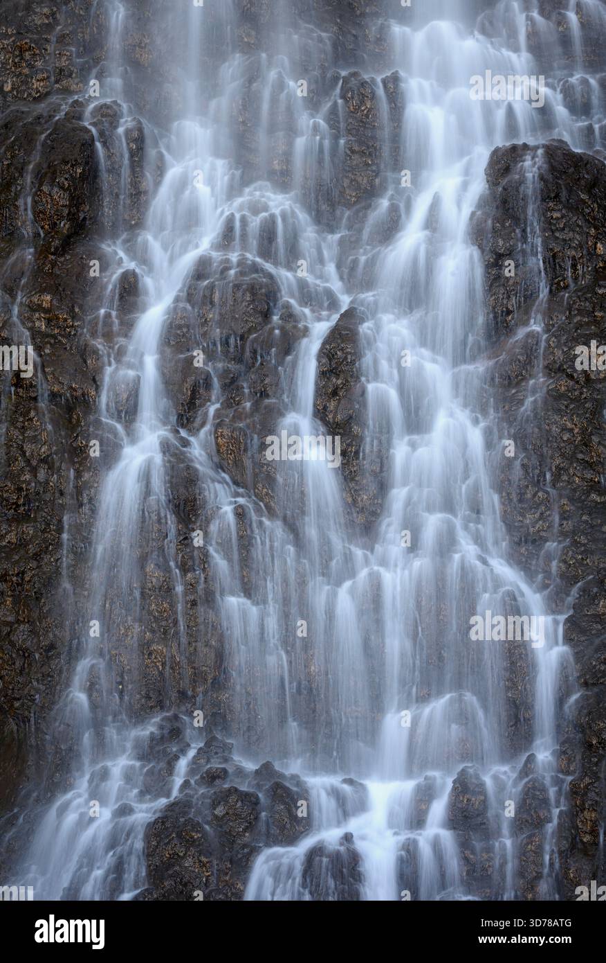 Fairy Falls, parco nazionale di Yellowstone. Foto Stock