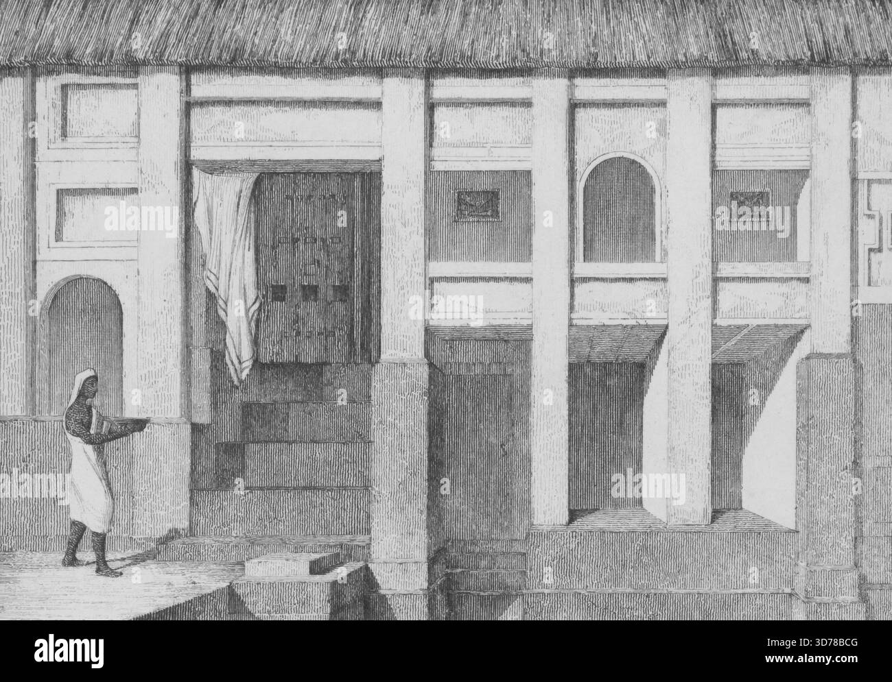 Cour d'une, 1848, Parigi. Pubblicato da Firmin-Didot Foto Stock