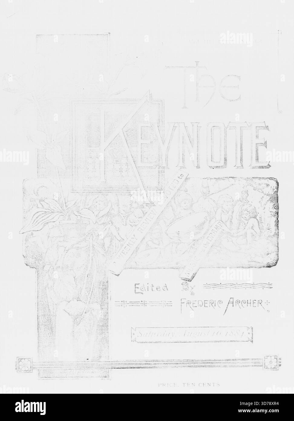 La presentazione, Vol. III, No. 13, 1884-08-16, New York, Editore, keynote, 1884-08-16, musica, Arti, microforme Foto Stock