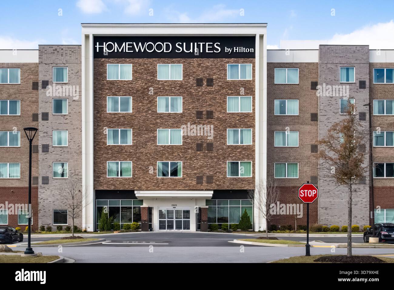 Hotel Homewood Suites by Hilton per soggiorni prolungati a Buford, Georgia, a nordest di Atlanta. (USA) Foto Stock