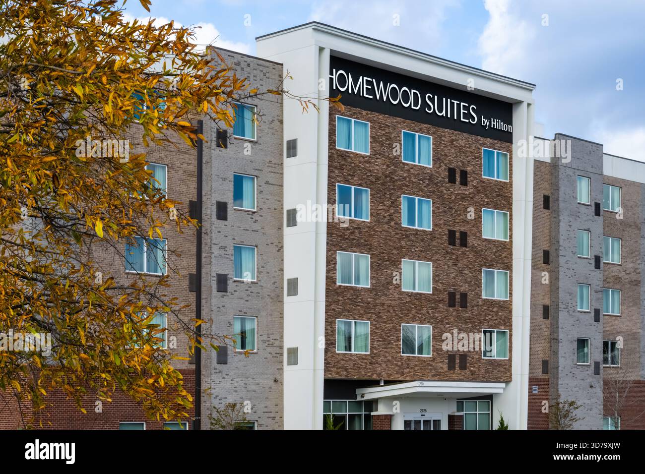 Hotel Homewood Suites by Hilton per soggiorni prolungati a Buford, Georgia, a nordest di Atlanta. (USA) Foto Stock