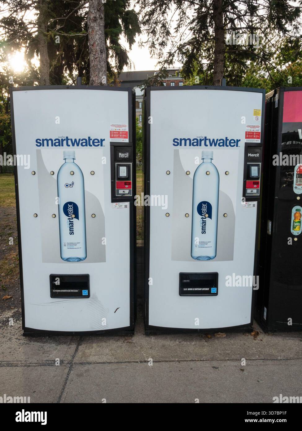 Distributori automatici più intelligenti a Montreal, Quebec, Canada Foto Stock