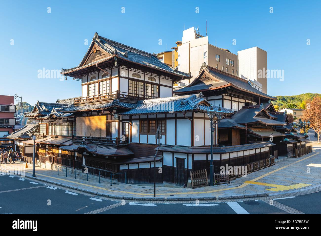 Bagni pubblici Dogo Onsen a Matsuyama, prefettura di Ehime, Shikoku, Giappone. Foto Stock