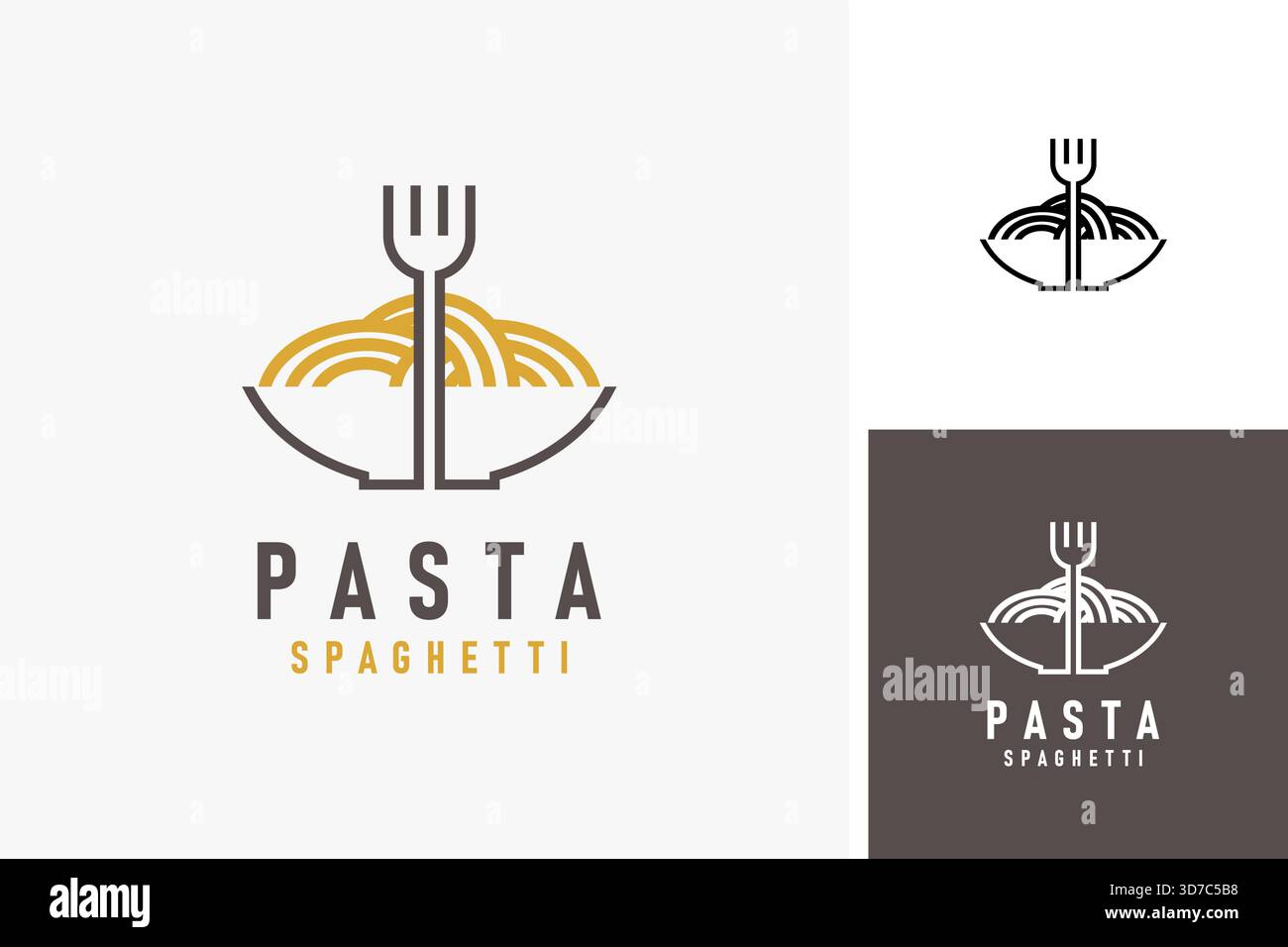 Spaghetti logo immagini e fotografie stock ad alta risoluzione - Alamy