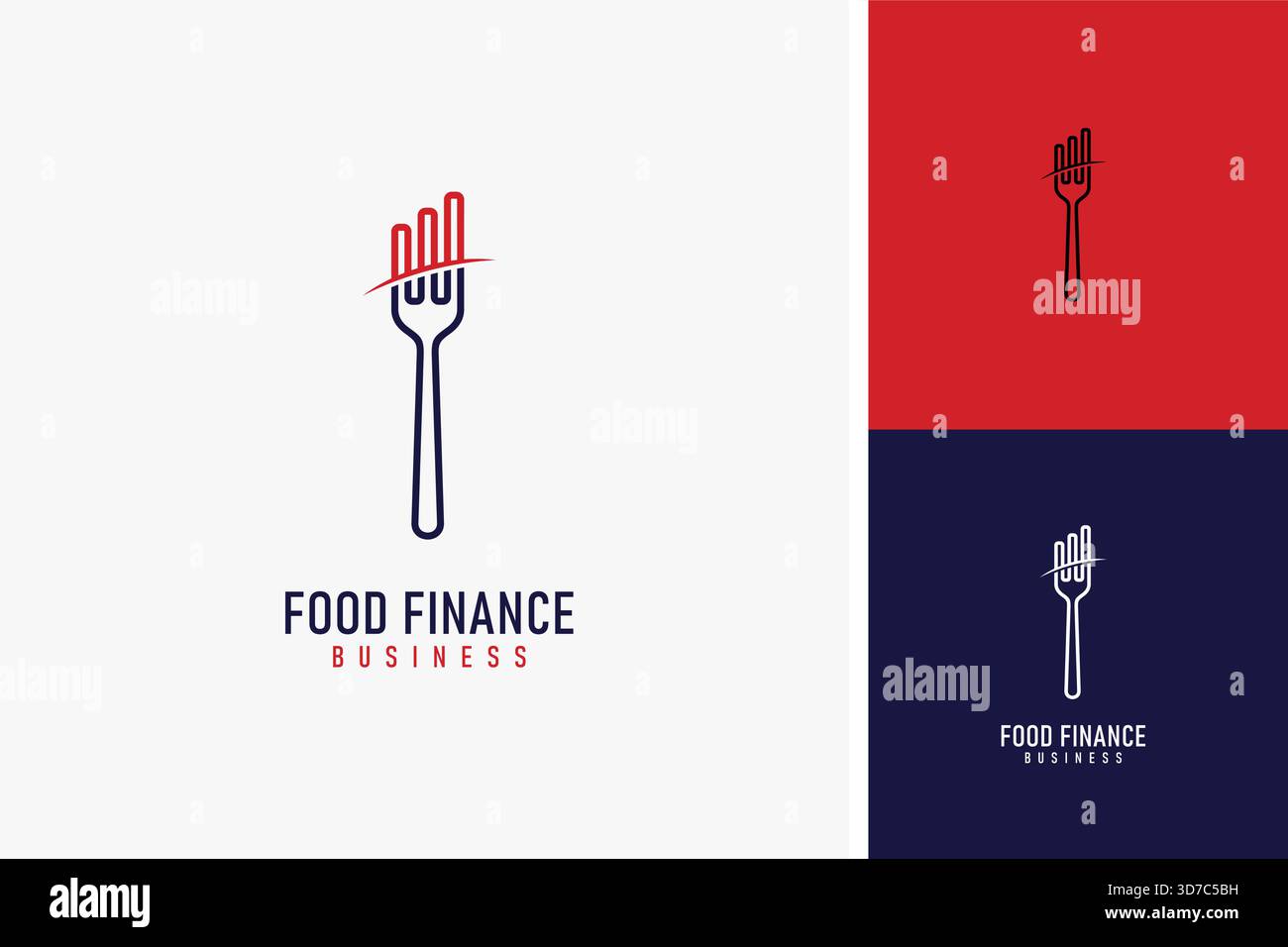 Design dell'icona con il simbolo del finanziamento alimentare Illustrazione Vettoriale