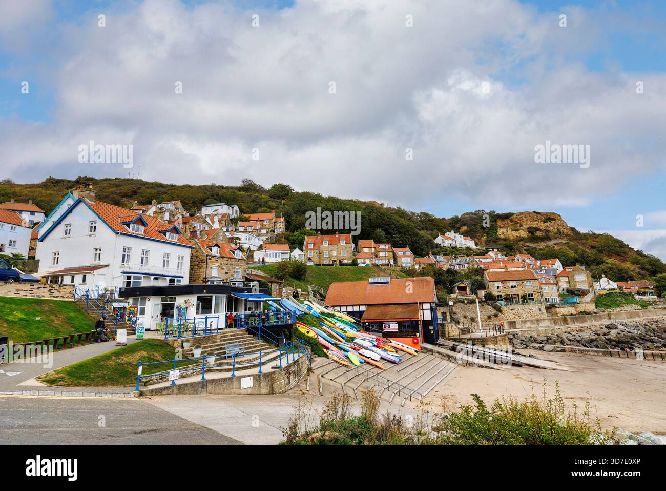 Runswick, North Yorkshire, Inghilterra, Regno Unito Foto Stock