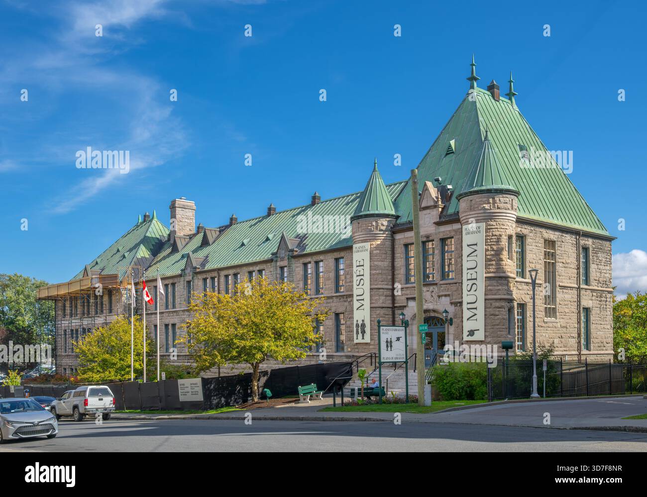 Esterno del Museo Plains of Abraham (Musée des plaines d'Abraham), Quebec City, Quebec, Canada. Foto Stock