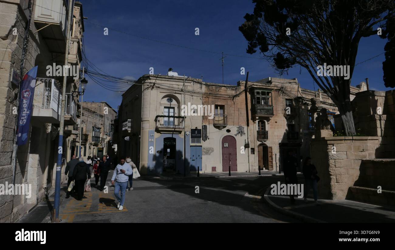 Valletta, la capitale di Malta. Foto Stock