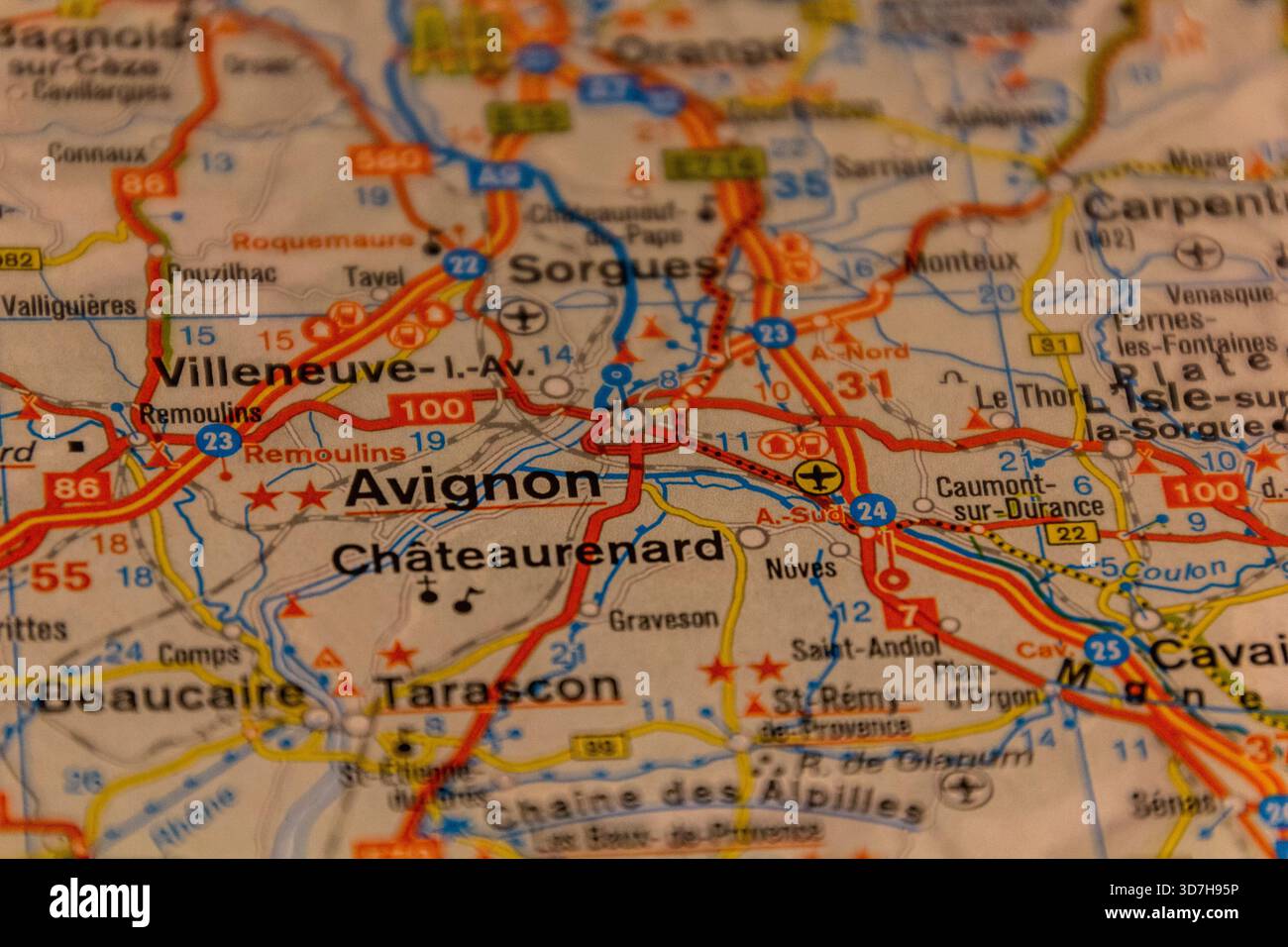 Mappa di avignone immagini e fotografie stock ad alta risoluzione - Alamy