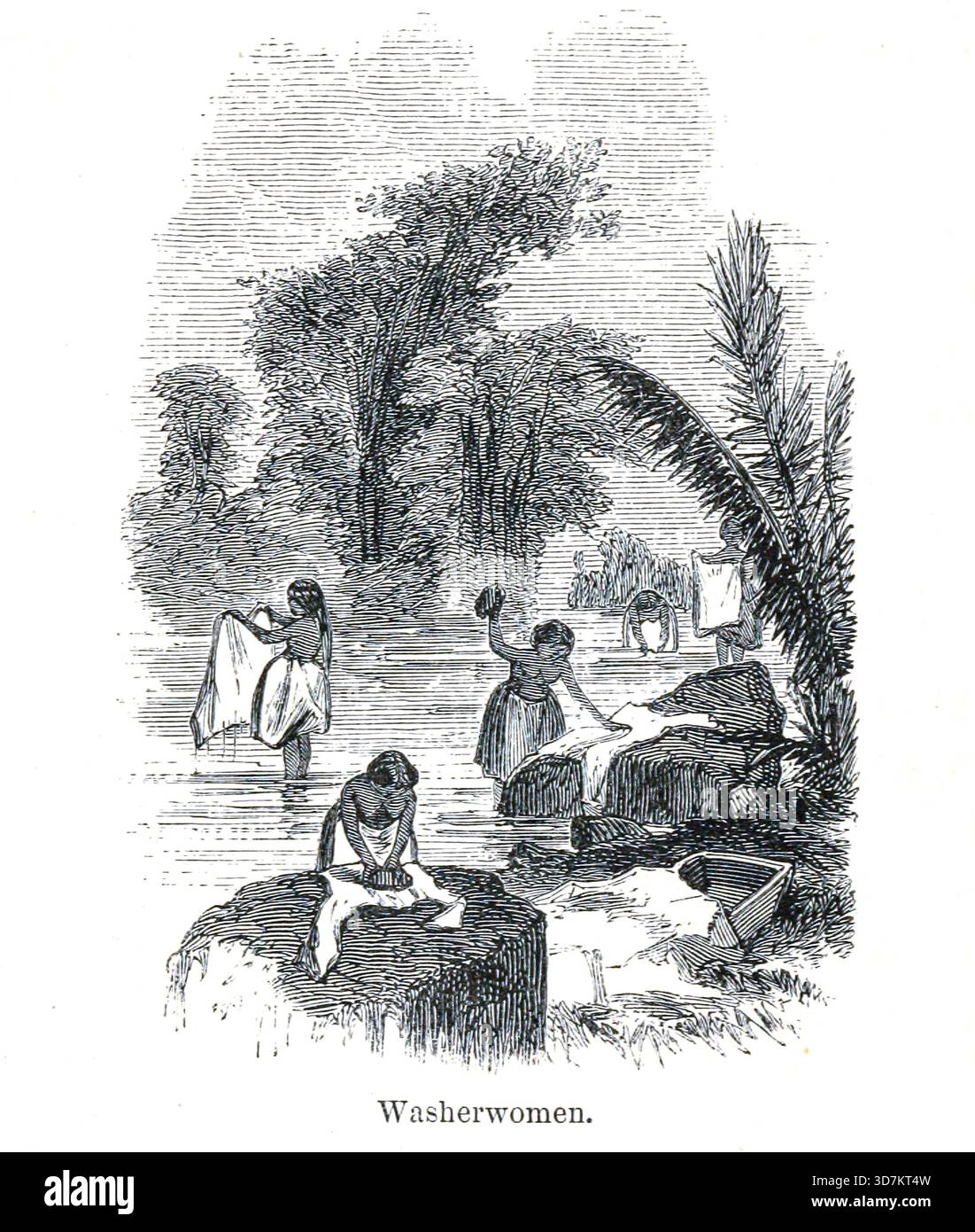Washerwomen from the Andes and the Amazon : or, across the Continent of South America by Orton, James, 1830-1877 data di pubblicazione 1870 Foto Stock