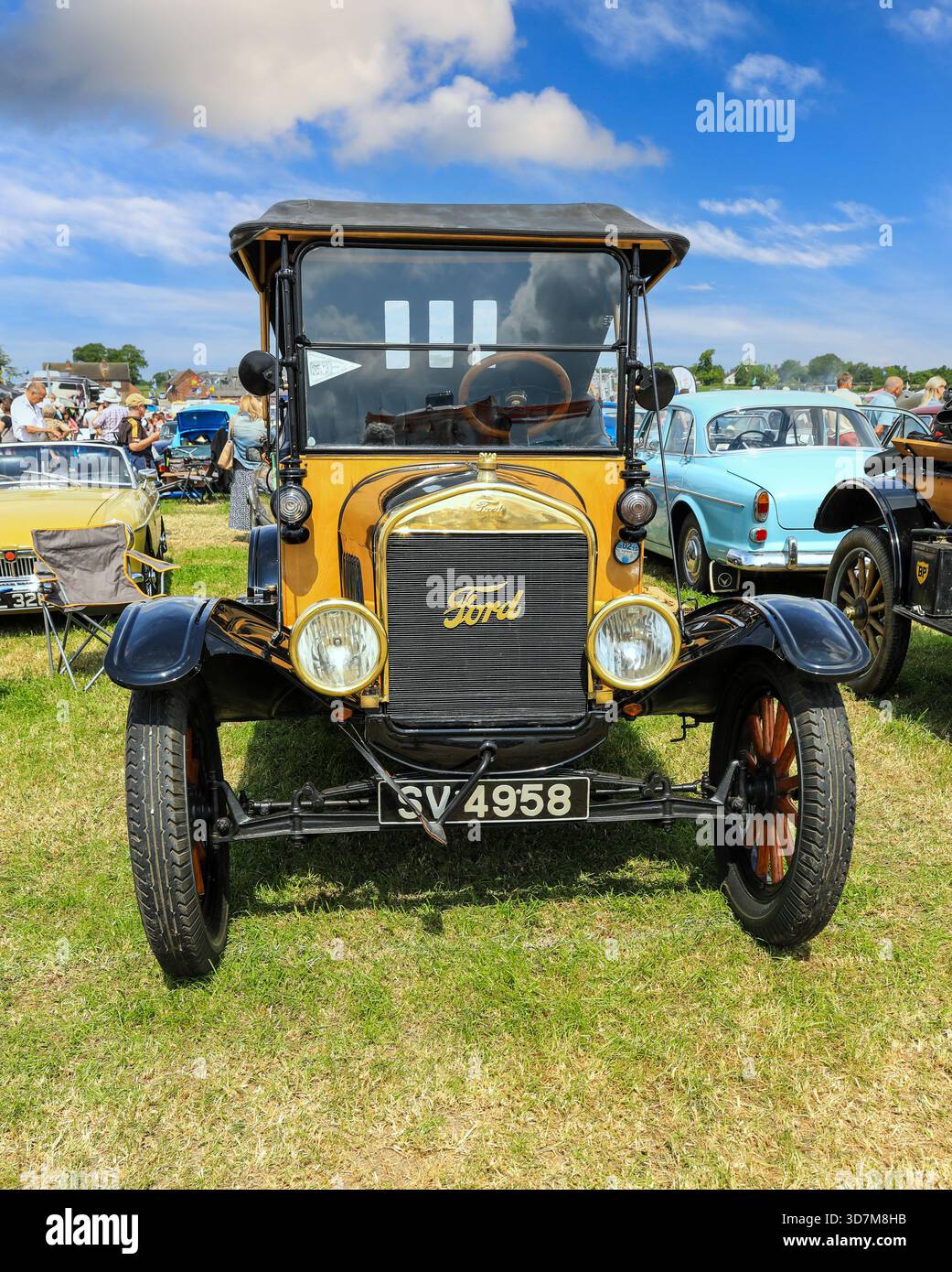 Una Ford Model T al Smallwood Vintage Rally, Sandbach, Cheshire, Inghilterra, Regno Unito Foto Stock