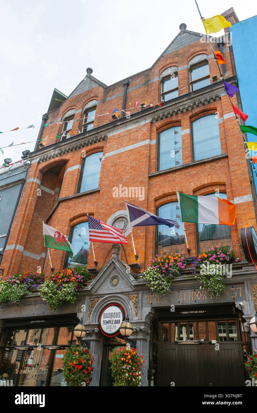 Bad Bobs Temple Bar, Dublino, Irlanda Foto Stock