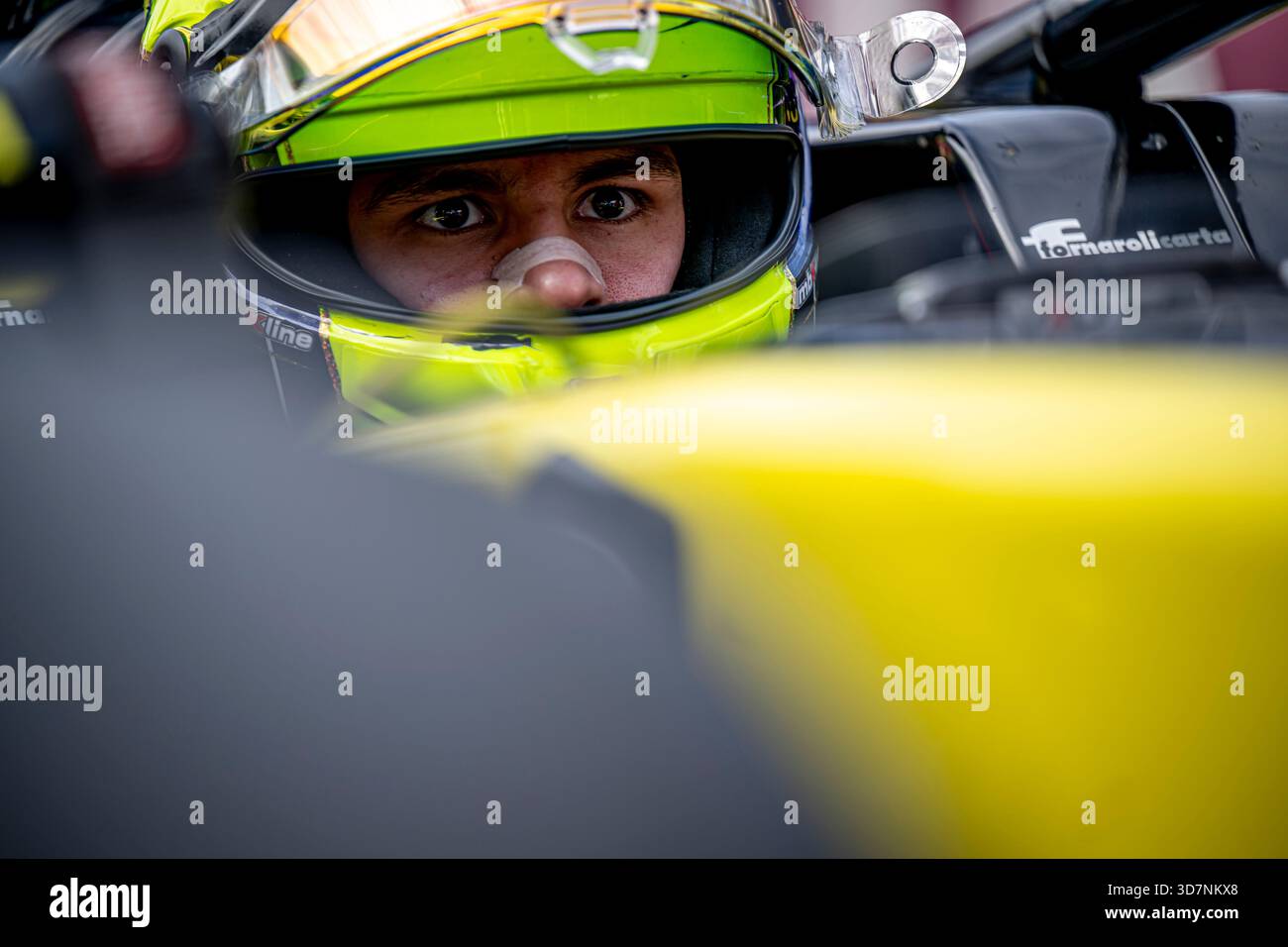 Baku, Azerbaigian, 21 ottobre 2025, Leonardo Fornaroli, che partecipa al Gran Premio dell'Azerbaigian 2025, che si svolge a Baku, Azerbaigian. Crediti: Michael Potts/Alamy Live News Foto Stock