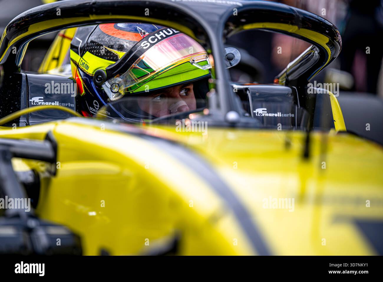 Baku, Azerbaigian, 21 ottobre 2025, Leonardo Fornaroli, che partecipa al Gran Premio dell'Azerbaigian 2025, che si svolge a Baku, Azerbaigian. Crediti: Michael Potts/Alamy Live News Foto Stock