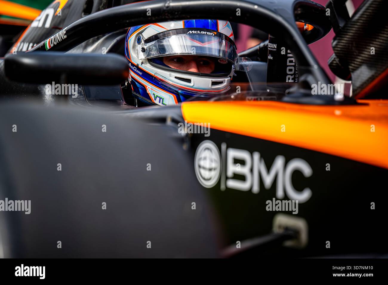 Baku, Azerbaigian, 21 ottobre 2025, Alex Dunne, che partecipa al Gran Premio dell'Azerbaigian 2025, che si svolge a Baku, Azerbaigian. Crediti: Michael Potts/Alamy Live News Foto Stock