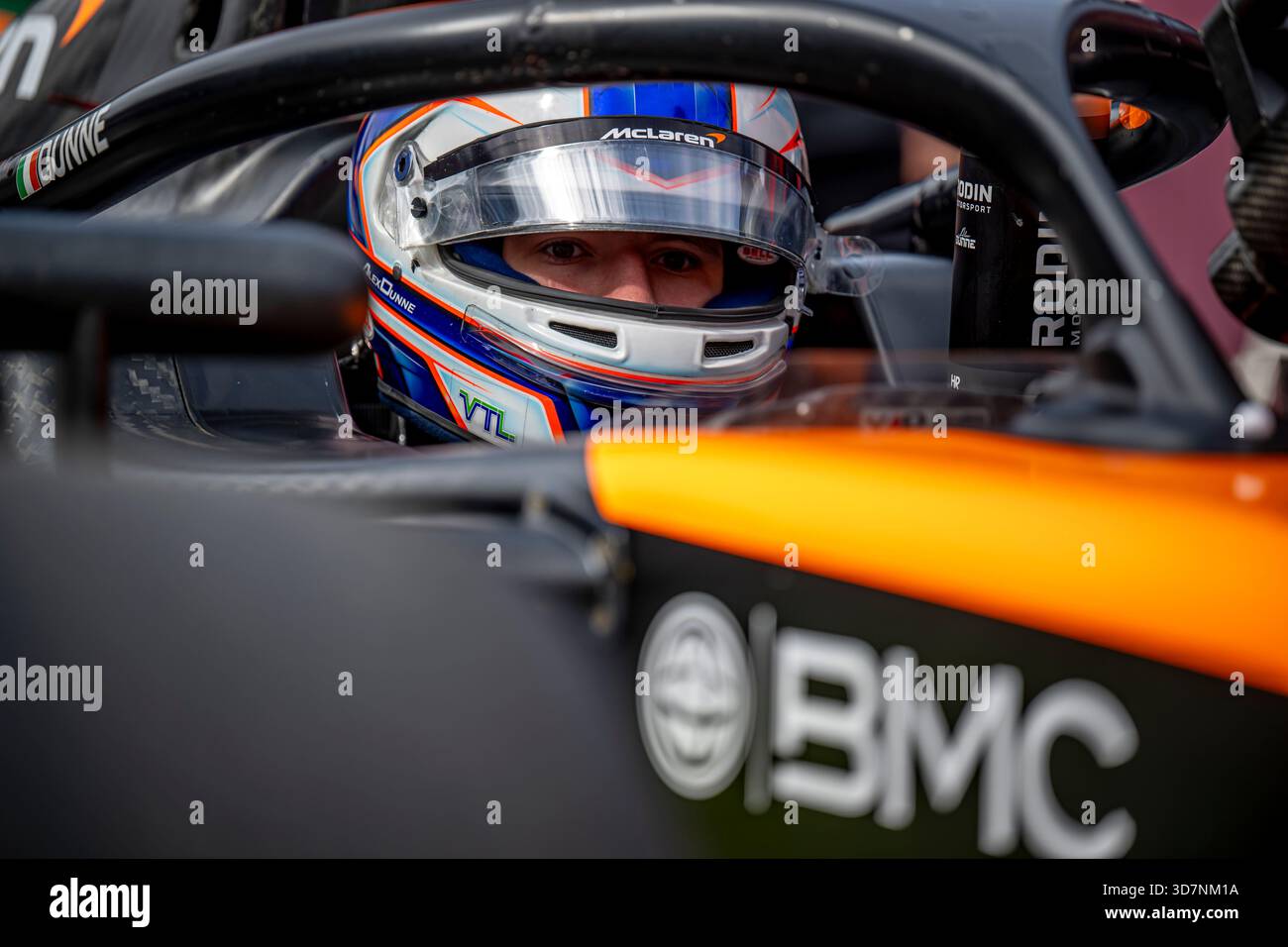 Baku, Azerbaigian, 21 ottobre 2025, Alex Dunne, che partecipa al Gran Premio dell'Azerbaigian 2025, che si svolge a Baku, Azerbaigian. Crediti: Michael Potts/Alamy Live News Foto Stock