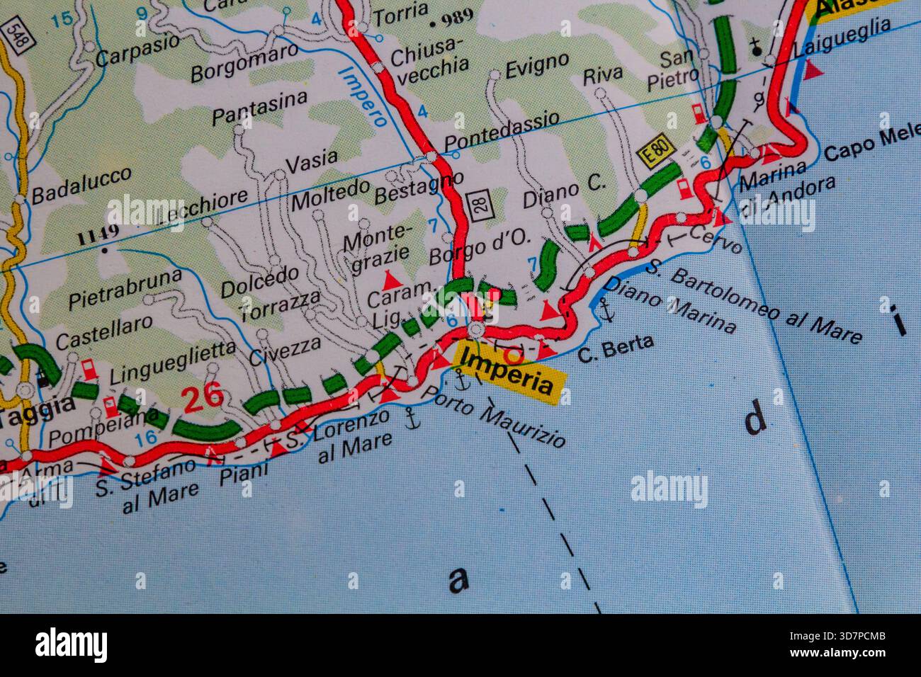 Mappa di imperia immagini e fotografie stock ad alta risoluzione - Alamy