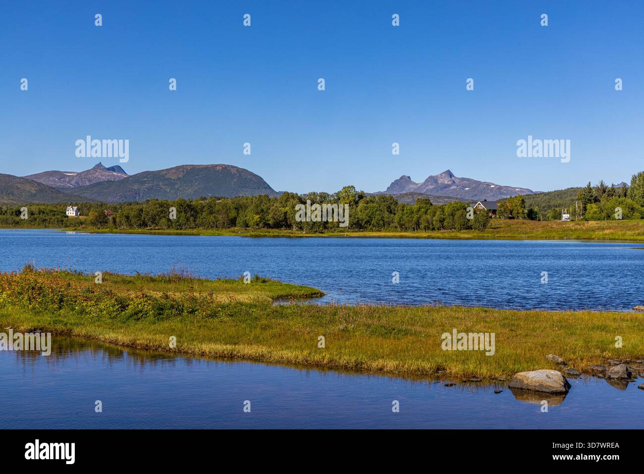 Paesaggio Senja Foto Stock