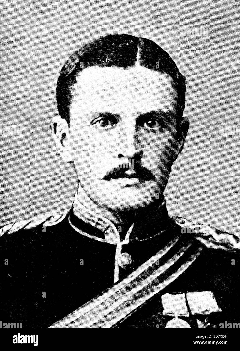 Chirurgo T. H. Parke, 1890. "La marcia da Yambuya a Kavalli, sul lago Albert Nyanza, distante 322 miglia geografiche..., occupava il gruppo del signor Stanley oltre cinque mesi - viaggiando spesso su tortuosi sentieri forestali, e talvolta facendo quattro o cinque miglia al giorno, mentre la scarsità di cibo, con gravissime malattie, dissenteria, ulcere e altre miserie, ridusse gli uomini all'estrema debilitazione, e il loro numero diminuì da 389 a 173 da morti e diserzioni. I compagni europei del signor Stanley erano... il chirurgo Thomas H. Parke, del servizio medico dell'esercito, il capitano R. H. Nelson e il signor A. J. Mo Foto Stock