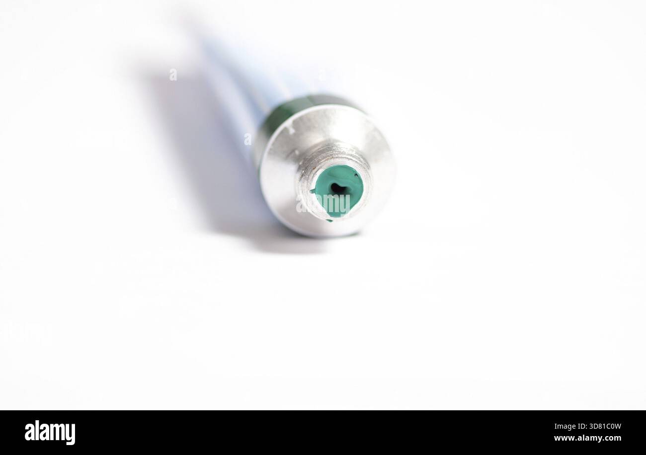 Primo piano di vernice acrilica Foto Stock